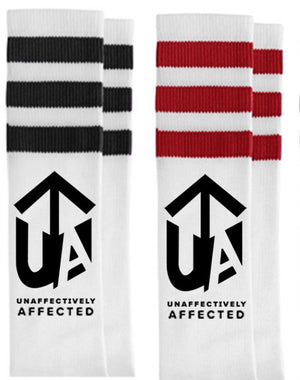 UA Logo Unisex Striped Knee-High Socks